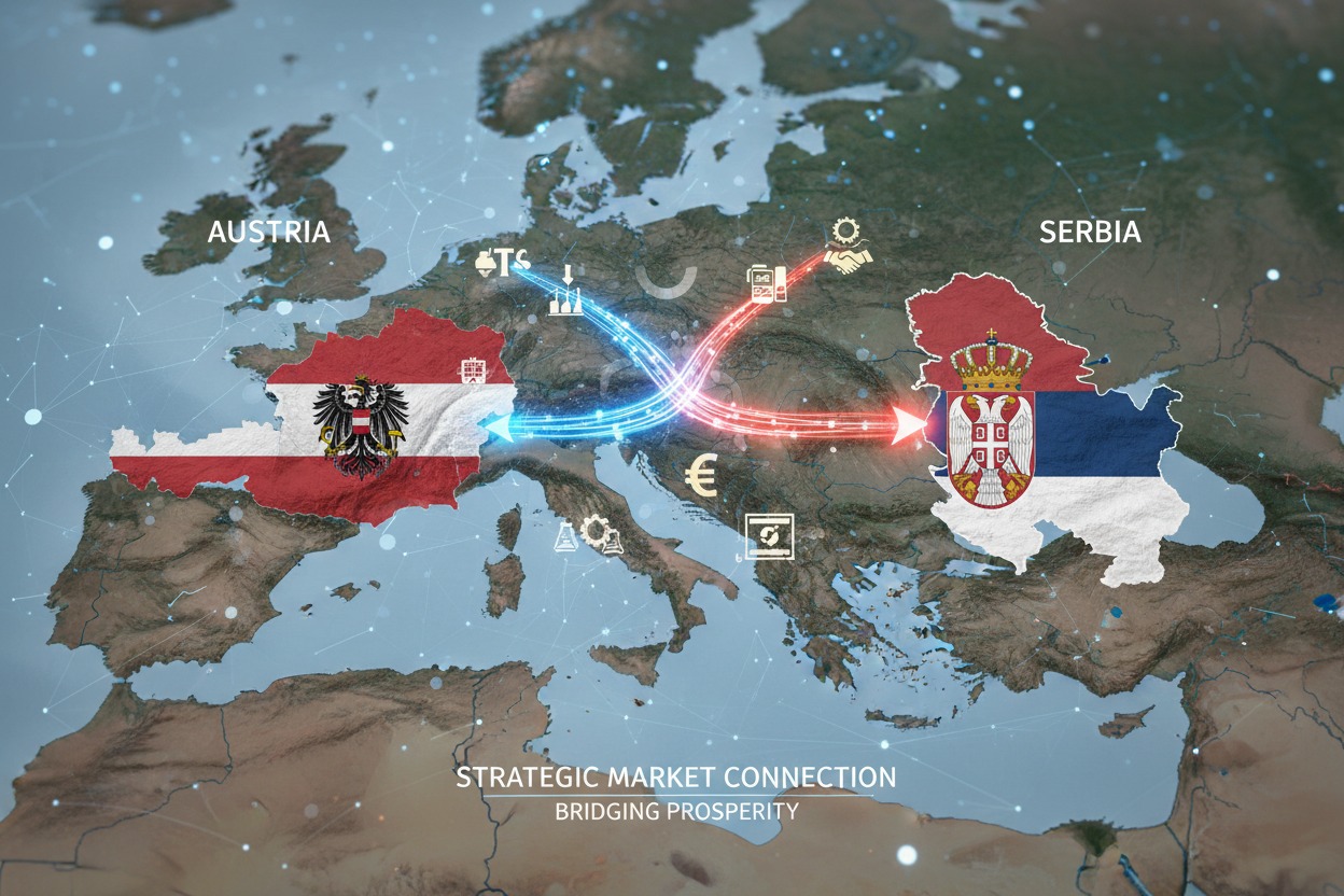 strategic market connection between austria and serbia